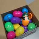 24 Pack Pre-Filled Easter Eggs with Cute Animal Squishy Toys, Colorful Plastic Eggs for Easter Egg Hunt, Party Favors, Easter Basket Stuffers for Kids