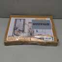 Upgraded Pet Screen Door,Fits Door Opening Size 34''x 83'',Thickened Cat Resistant Mesh Screen Door for Living Room,Kitchen,Bedroom,Cat Proof Screen with Zipper Closure.(U-Type,Black)