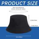 Bucket Hats Bulk Solid Color DIY Blank Hat Bucket Hats for Men, Women and Adults