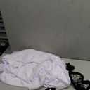 Ghost Costume for Adults Halloween Fancy Dress Cosplay Set White Ghost costumes with Black Sunglasses Scary Halloween Party Costume Accessories