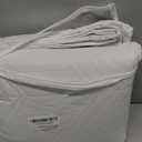 Davulos Queen Quilt Bedding Set, White Ultrasonic Full/ Queen Quilt Set Reversible Microfiber Bedspread, Lightweight Soft Modern Geometric Coverlet Set for All Seasons(1 Quilt, 2 Pillow Shams)