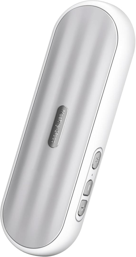 Under Pillow Speaker for Sleeping: Private Bluetooth White Noise Speaker with Bone Conduction for Sleep -Silver