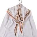 Rhombic Scarfs for Women Travelling Sunscreen Fashion Scarves Striped Print Pashmina Shawls Wraps