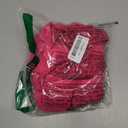 SUUKSESS Women Double Lined Casual V Neck Crop Tank Tops Basic Long Sleeve Shirts (Medium, 19 Hot Pink)