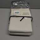 100% Blackout Shield Linen Blackout Curtains for Bedroom 108 Inches Long, Back Tab/Rod Pocket Living Room Drapes, Thermal Insulated Blackout Curtains 2 Panels Set, 50" W x 108" L,Cream