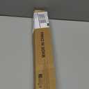 lack Curtain Rods for Window 45, 5/8 inch Small Decorative Curtain Rod Set with Brackets