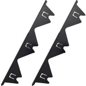 Stove Gap Covers Stainless Steel, 2 Pcs Stove Gap Filler, Heat Resistant and Easy to Clean, Retractable Length 13.8" to 27.5", Width 0.79",Black