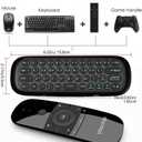 Upgrade WeChip W1 Air Mouse Romote Control with KeyboardIR/RF TV Remote Control for Android TV Box/PC/Projector/HTPC/All-in-one PC