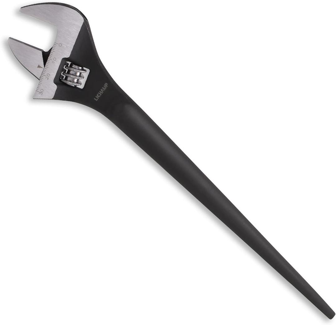 Lichamp 10-Inch Adjustable Construction Spud Wrench