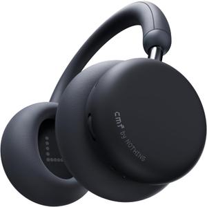 CMF BY Nothing Headphone Pro Active Noise Canceling Wireless Headphones Bluetooth 5.4 Over The Ear Headset, 50H ANC Playtime, Bass&Treble Slider, Custom EQ&Spatial Audio, Hi-Res LDAC, Dark Grey
