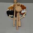 The Peanutshell Crib Mobile for Boys or Girls - Wooden Musical Baby Crib Mobile with 12 Lullabies, Western Woods Baby Western Woods Nursery Decor