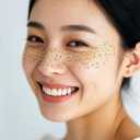 Fake Freckles Face Tattoo Glitter Freckles Sparkle Makeup Patches Dot Face Glitter Speckles Patches for Women