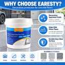 Epoxy Colored Sand Floor Paint for Concrete, Self-Leveling Floor Coating, 634.93 Ounce