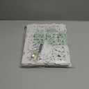 Youeon Upgraded Wooden Wedding Card Box with Lock & Key, Holder for Reception, White Hollow Heart Money Box with Card Sign for Wedding