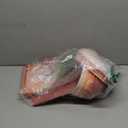 FOODLE Wheat Straw Dinnerware Set - BPA Free & Safety Tested - Unbreakable, Microwave & Dishwasher Safe Dishes - Toddler & Kids Plates and Bowls Sets - College Dorm Room Essentials for Girls - For 4 (Pink)