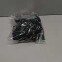 SOLY HUX Women's Halter Bikini Set V Neck Ring Linked Bathing Suit Summer Beach Two Piece Swimsuit, Size L