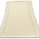 Royal Designs, Inc. DSO-68-16EG Rectangle Cut Corner Bell Designer Lamp Shade, (6.25x8) x (11x16) x 12, Eggshell
