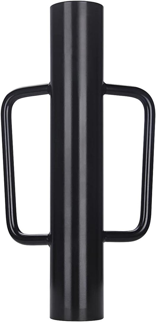 A-KARCK Fence Post Driver 12 lb, Heavy Duty T Post Pounder with Handle Black, Rammer for Installing Fence Posts