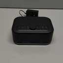 Emerson Smartset 7-Color Bluetooth Speaker - 10W Stereo Sound, 15W Wireless Charging, and LED Lights Changing to Music,Black