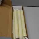 Homemory 6 Pcs Flameless Taper Candles with Remote, Timer, Dimmer, Ivory Battery Operated CandleSticks with Flickering Light, Plastic Led Window Candles, 9.6 Inches for Halloween Christmas Decoration