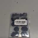 Lilaly 100 pcs Black Buttons for Crafts, 5 Sizes Mixed Round Sewing Buttons for Clothes, Suitable for for DIY Crafts, Coats, Shirts, Pants, Shorts