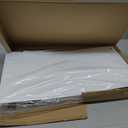 4 Pcs 11 x 17 Inch View Binders with Cover Pocket 2 Inch 3 Rings Heavy Duty View D Ring Binders Economy Holds 11" x 17" Paper for Artwork Blueprints, Office, Home, Work Places (White)