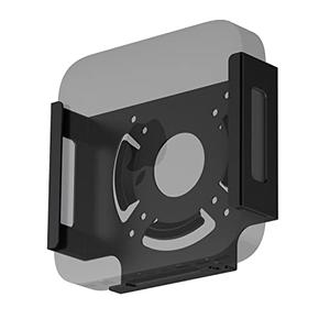 Mac Mini M2 Mount, IFCASE Heat Dissipation Design Anti-Scratch Behind Monitor, Under Desk, Wall Mount Stand for Mac Mini 2011 to 2023 M2 Pro, Compatible with VESA Hole (Black)