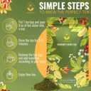 Jasmali Soursop Tea - 60 Dried Soursop Leaves Tea Bags, Herbal Tea, Hoja de Guanabana, Vacuum Sealed, Sourced from Thailand, Caffeine Free, Gluten Free