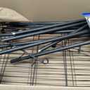 Mini Rolling Clothes Rack with Adjustable Metal Wire Shelving, Heavy Duty Clothing Rack for Hanging Clothes, Portable Closet with Wheels Side Hooks, Freestanding Closet Wardrobe, Black