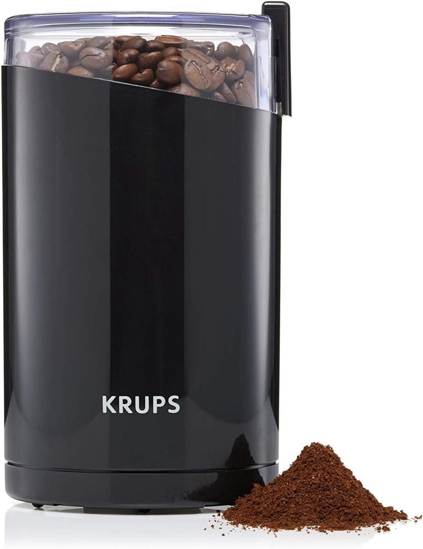 Krups Fast Touch Coffee Grinder Electric 3 Oz. Black