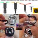 Hydraulic Cylinder Repair Tool kit For skid steers, loaders, backhoes Include gland wrench U-seal installer tools Seal puller Smooth type Piston Ring Compressor (17pcs)