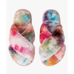 Women's Cross Band Fuzzy Slippers Fluffy Open Toe House Slippers, Size 28-29 Women's Cross Band Fuzzy Slippers Fluffy Open Toe House Slippers, Size 28-29