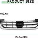Grille Compatible For Honda Accord Front Chrome Bumper Grill 2013 2014 2015 HO1200214 71121T2FA01