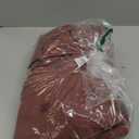 Women Floral Embroidered Maxi Dress Long Puff Sleeve Square Neck Bohemian Flowy Dress with Pockets Summer Fall (Medium, Dark Brown)