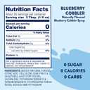Jordan's Skinny Mixes Sugar Free Coffee Syrup, Blueberry Cobbler Coffee Flavoring Syrup, Zero Calorie Drink Mix for Lattes, Baking, Protein Shake or Cocktail, Dairy & Gluten Free, Kosher, 25.4 Fl Oz