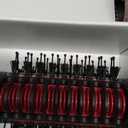 Shark FlexFusion Hair Straightener & Powerful Hair Dryer with Fusion Hair Brush, Ceramic Air Styler with Auto-Wrap Curlers & Concentrator, Ceramic Plates, Cosmic Blush