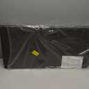 34" Folding Table, Portable Square Folding Card Table with Collapsible Legs & Carrying Handle, Plastic Tables for Camping,Picnic, Office, Party, Brown