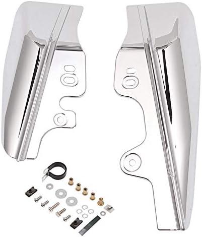 Chrome Mid-Frame Air Deflector Compatible for Harley Davidson Touring Street Electra Glide Road King FLHR FLHX FLTR FLHT 2001-2008 2005 2003