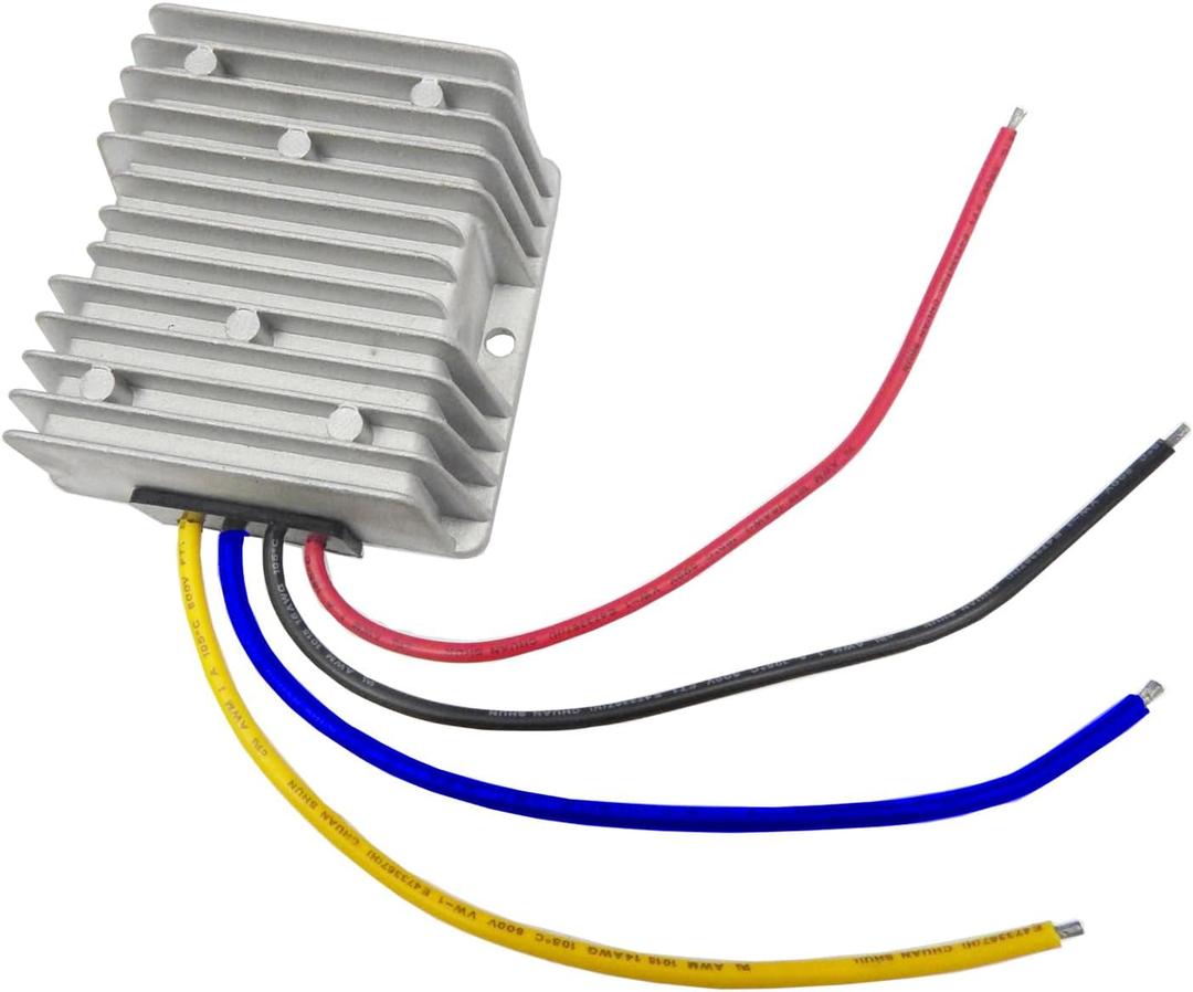 36V 48V 60V 72V to 12V DC Step Down Converter, 30V-120V Input, for Golf Cart, Solar (20A-240W)