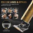 Ufree Hair Trimmer & Beard Trimmer for Men Professional, Electric Razor Shavers for Men, T Blade Precision Edgers Liners, Barber Clippers for Hair Cutting Mustache Facial, Mens Gifts