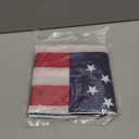 American Flag 2.5X4 FT Pole Sleeve Banner Style Embroidered Stars, Sewn Stripes, Heavy Duty Durable Polyester USA US Flag Outdoor Indoor Flags (Pole NOT Included)