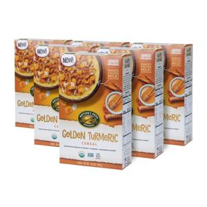 Nature’s Path Organic Gluten Free Golden Turmeric Cereal, 10.6 Ounce (Pack of 6), Non-GMO, Provides a Superfood Boost Golden Tumeric 10.6 Ounce (Pack of 6), BBD: 2026 JUL 10