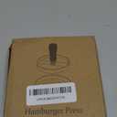 PIQUEBAR Burger Press Patty Maker Stainless Steel Hamburger Patty Press Mold Wood Handle Non-Stick with 100 Patty Papers