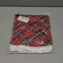 Avidlove Lingerie Set for Women 2 Piece Lingerie Sets with Plaid Mini Skirt Sexy Outfit (Large, Red)