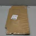 qiqee 12x5.5x2.5 Inch Brown Cookie Box with Window 15Pcs Pastry Macaron Bakery Box For Packaging