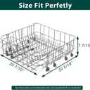 00770545 Dishwasher Lower Rack Replacement Parts for Bosch Ascenta Lower Basket 20.7 x 20.3 Crockery Drawer SHX3AR75UC SHE3ARF5UC/21 SHX84AAF5N 100 Series 24 Dishwasher Bottom Dishrack 1 Pack