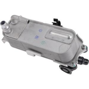 No.17217600553 Engine Oil Cooler for BMW 320i XDrive 2013-2018 Silver Tone Black Transmission Oil Cooler Trans Cooler Aluminum Alloy Plastic 1 Pc