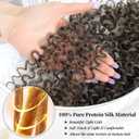 Curly Clip in Hair Extensions for Black Women 6PCS Protein Silk Kinky Curl Hair Extensions, Soft Natural Look, Lightweight, Tangle-Free, Long-Lasting, Easy to Install, Budget-Friendly