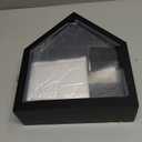 Championship Ring Display Case, 12 Ring Posts Sports Ring Display Case Wooden Shadow Box for Baseball Basketball Football Softball Award Rings Fan Souvenirs