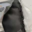 Deconovo Blackout Curtain Panel – Solid Grommet Top, Thermal Insulated & Energy‑Saving, Machine‑Washable Room Darkening Window Treatment for Bedroom & Living Room, 1 Panel, Black, 42W x 63L